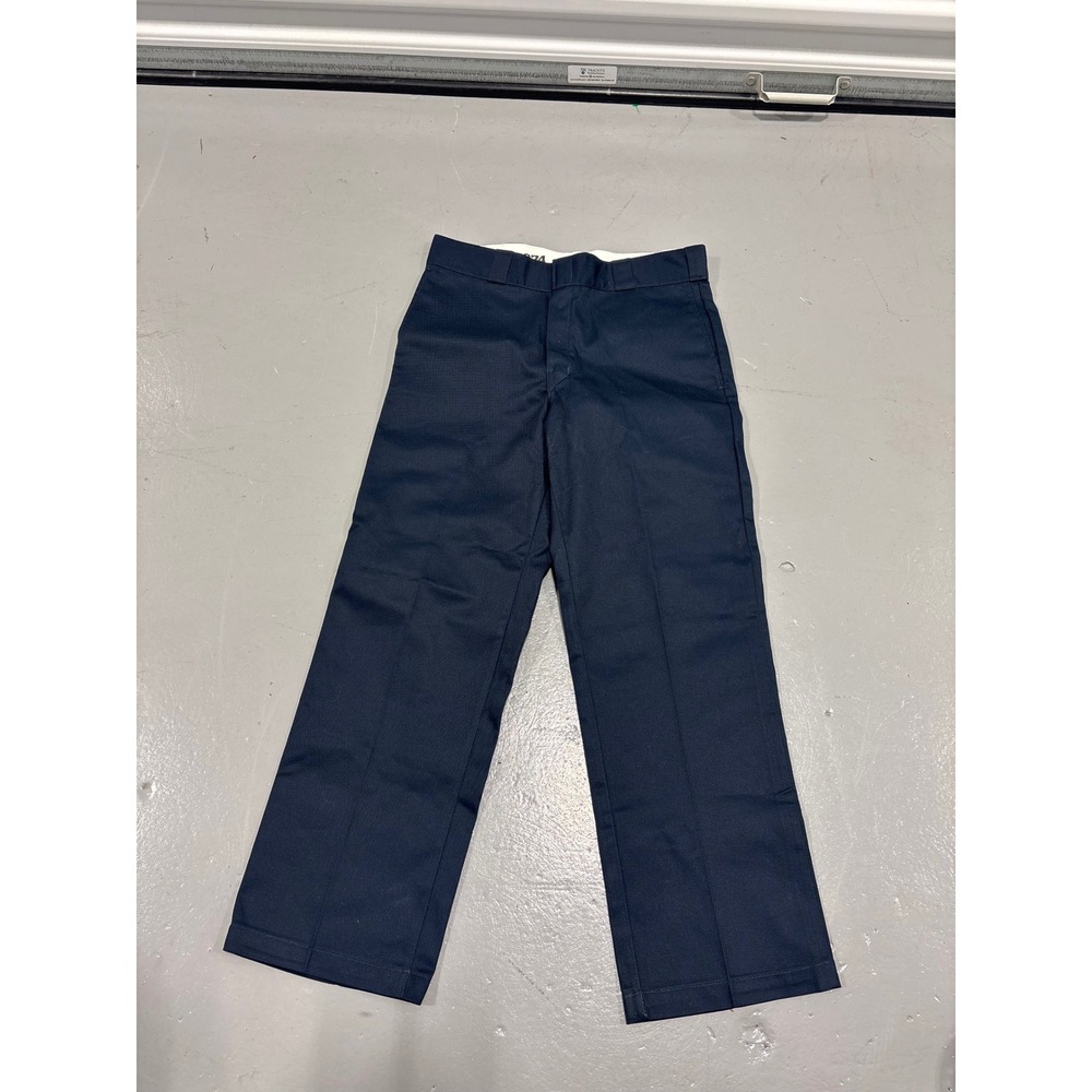 Dickies 874 Original Fit Mens Work Pants Navy Blue Chinos 32x28 NWT